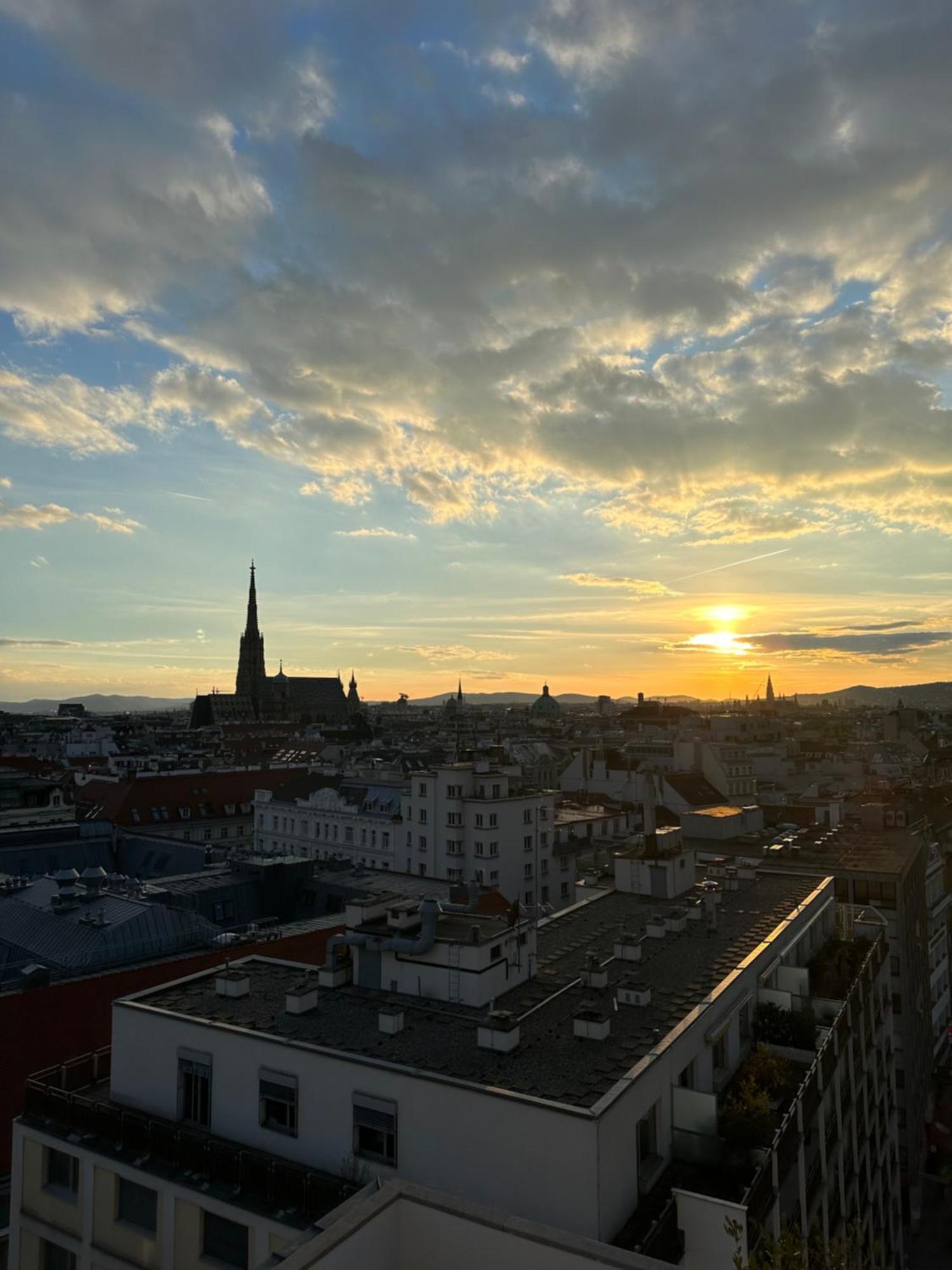 Center Apartment With 360° Rooftop Viena Exterior foto